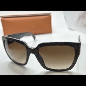 Chanel  Black and Brown Sunglasses